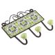 Lime Green Ceramic Flower Tiles Hook Online